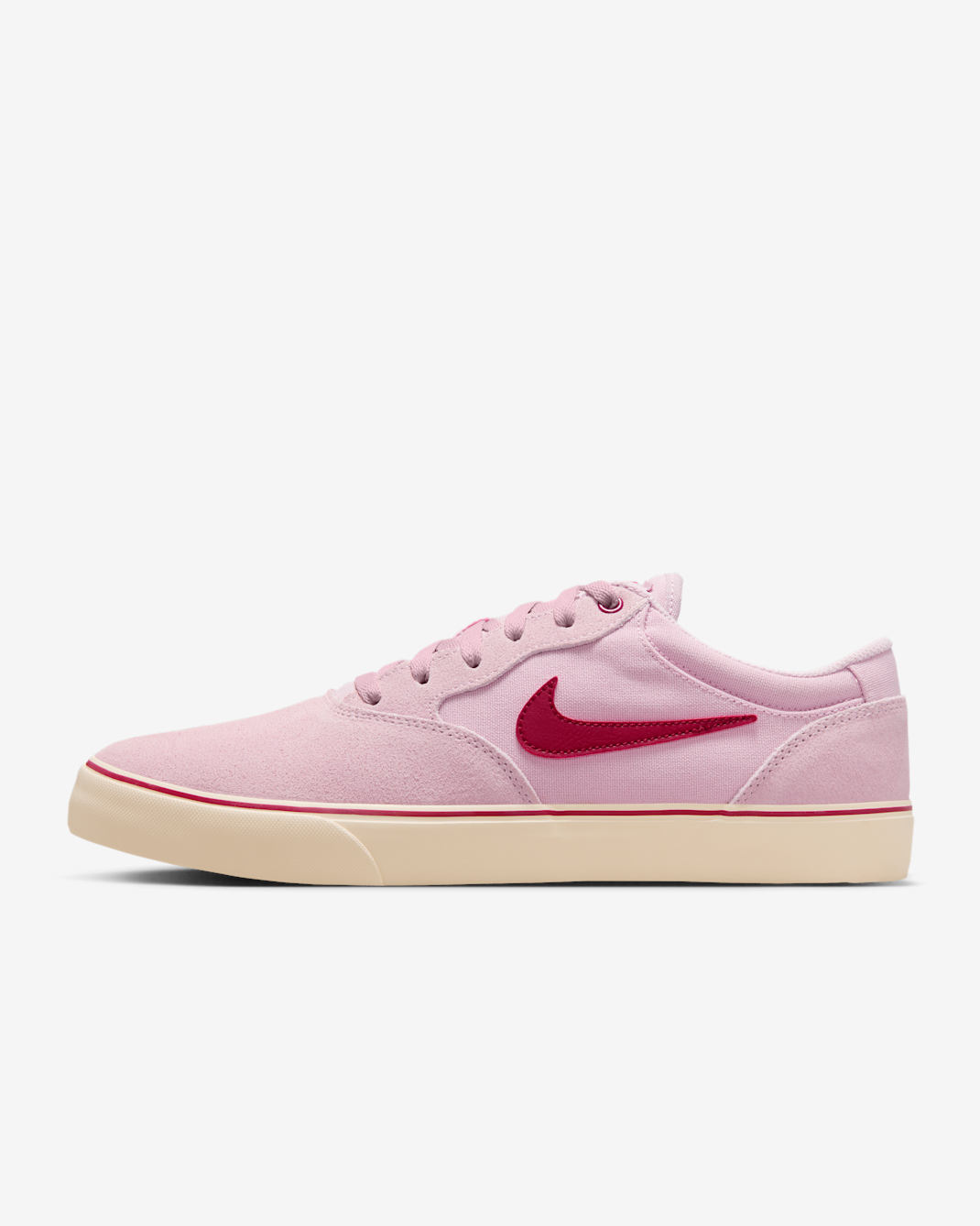 รองเท้าสเก็ตบอร์ด Nike SB Chron 2 - Pink Foam/Pearl White/Pink Foam/Noble Red