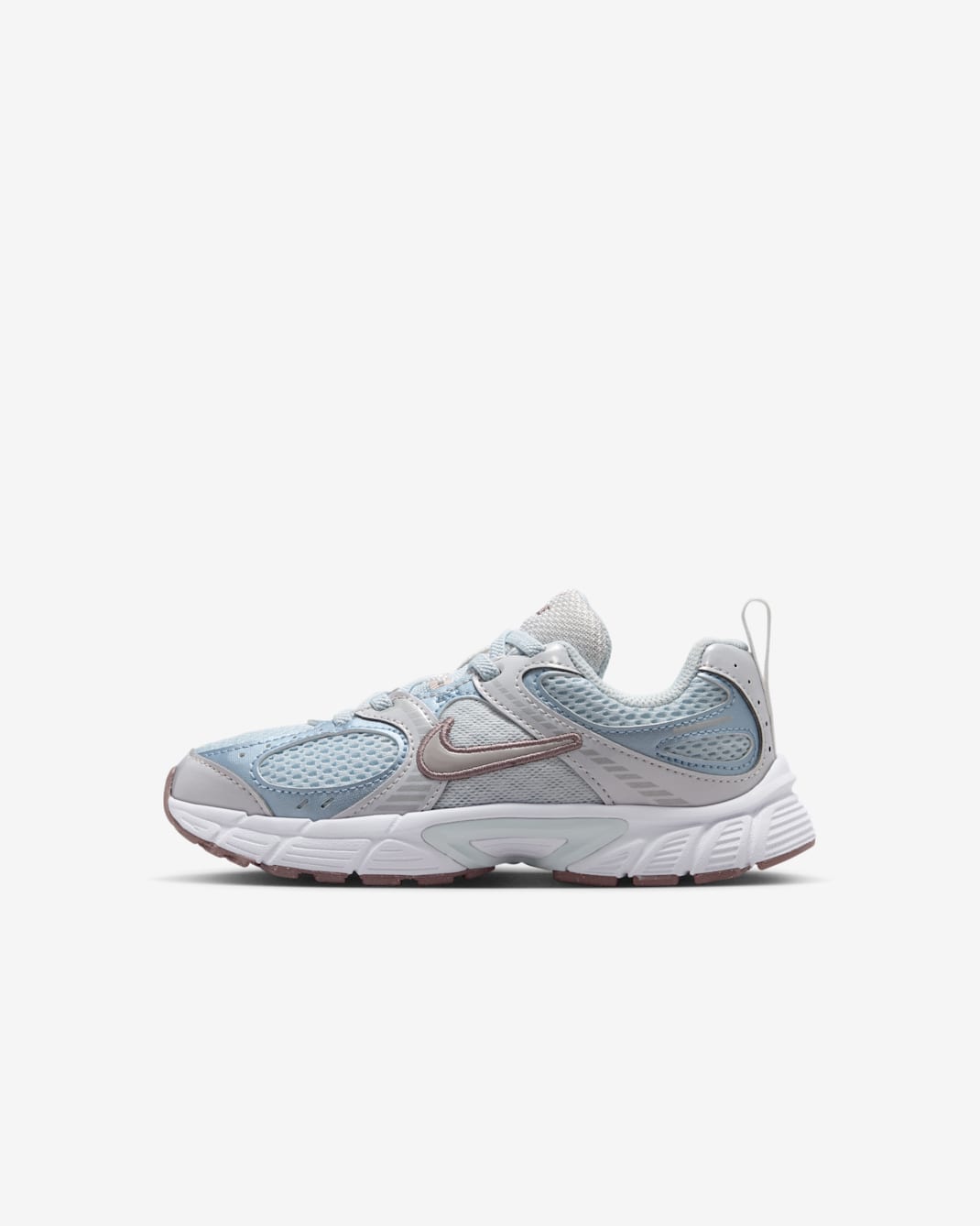 Tenis para niños de preescolar Nike V5 RNR - Halo/Tinte platino/Topo neblina/Gris partícula