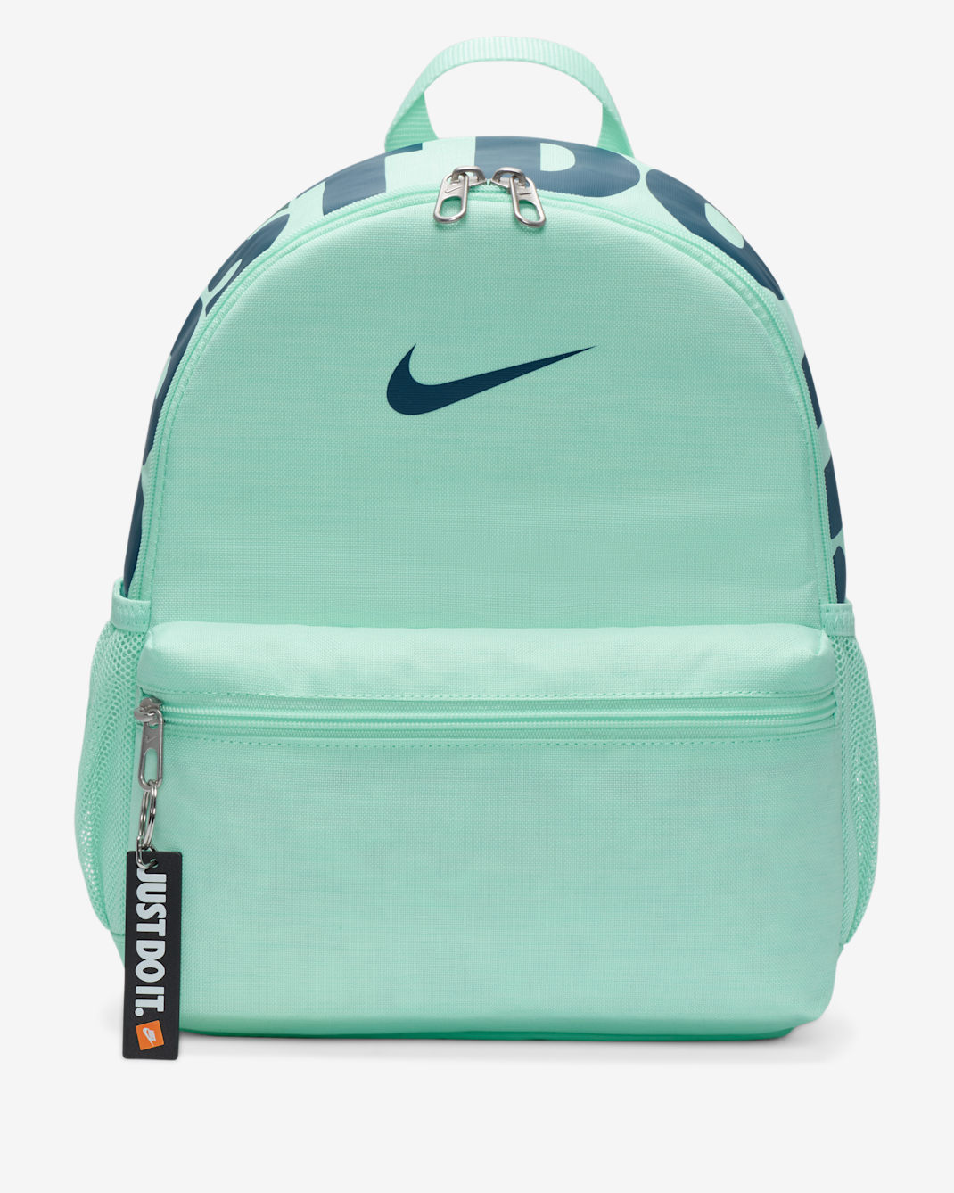 Nike Brasilia JDI Kids' Backpack (Mini) - Mint Foam/Valerian Blue/Valerian Blue