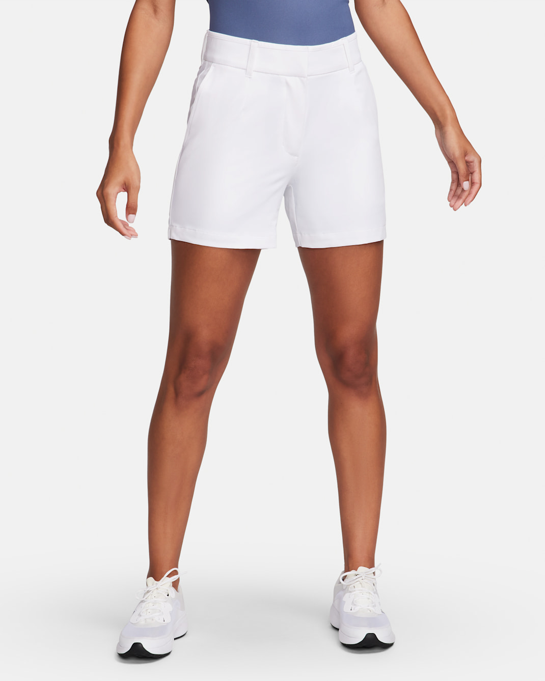 Shorts de golf de 13 cm para mujer Nike Dri-FIT Victory - Blanco/Negro