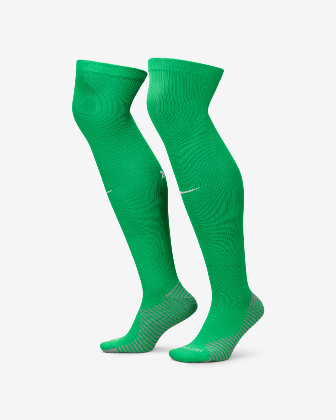 Liverpool F.C. Strike Third Nike Knee-High Goalkeeper Football Socks - Green Spark/White