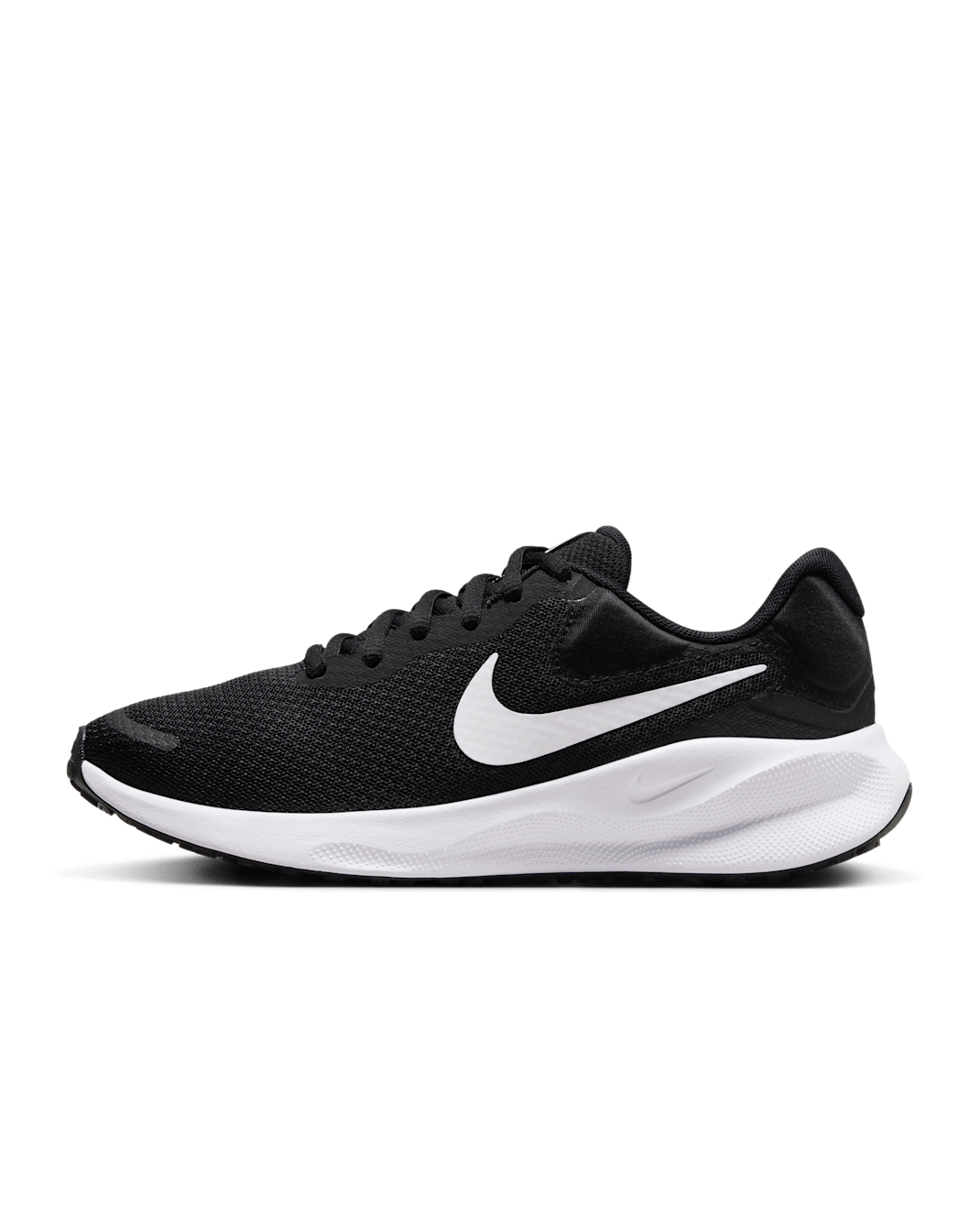 Nike Revolution 7 Damen-Straßenlaufschuh - Schwarz/Weiß