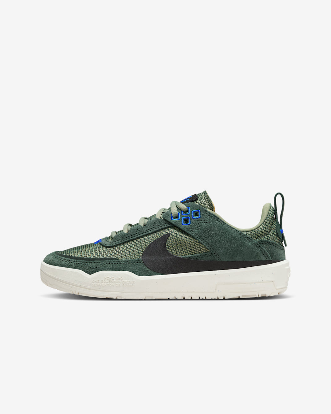 รองเท้าสเก็ตบอร์ดเด็กโต Nike SB Day One - Vintage Green/Oil Green/Sail/ดำ