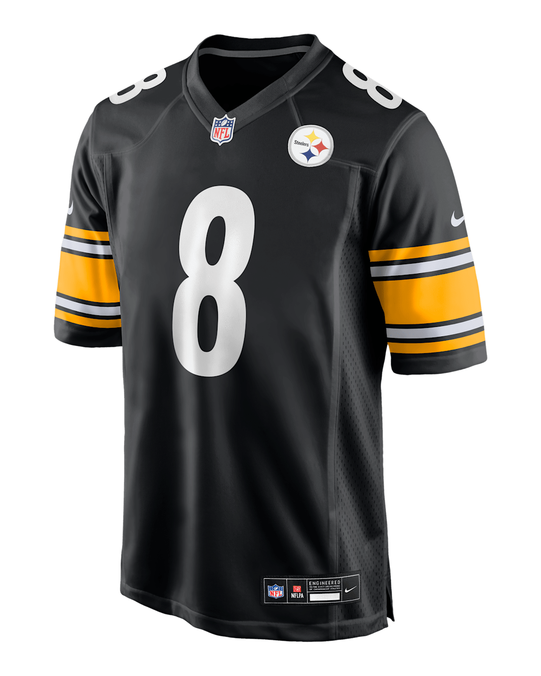 Aaron Rodgers Pittsburgh Steelers Men's Nike NFL Game Jersey - Black