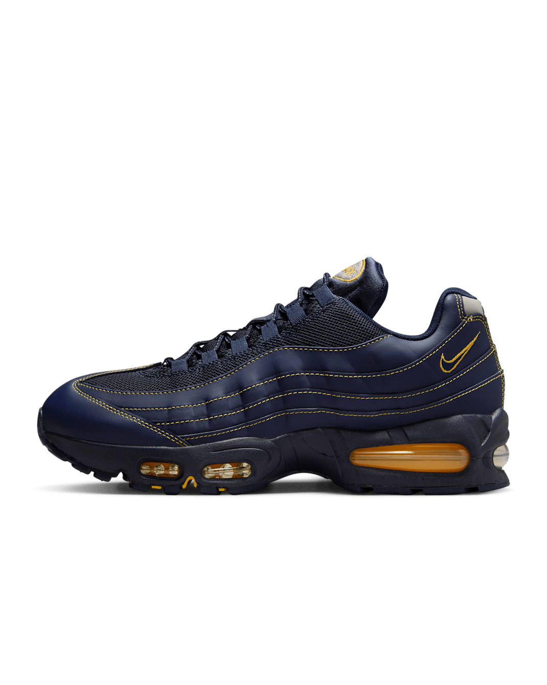 Nike Air Max 95 Big Bubble Men's Shoes - Obsidian/Varsity Maize/Wolf Grey/Obsidian