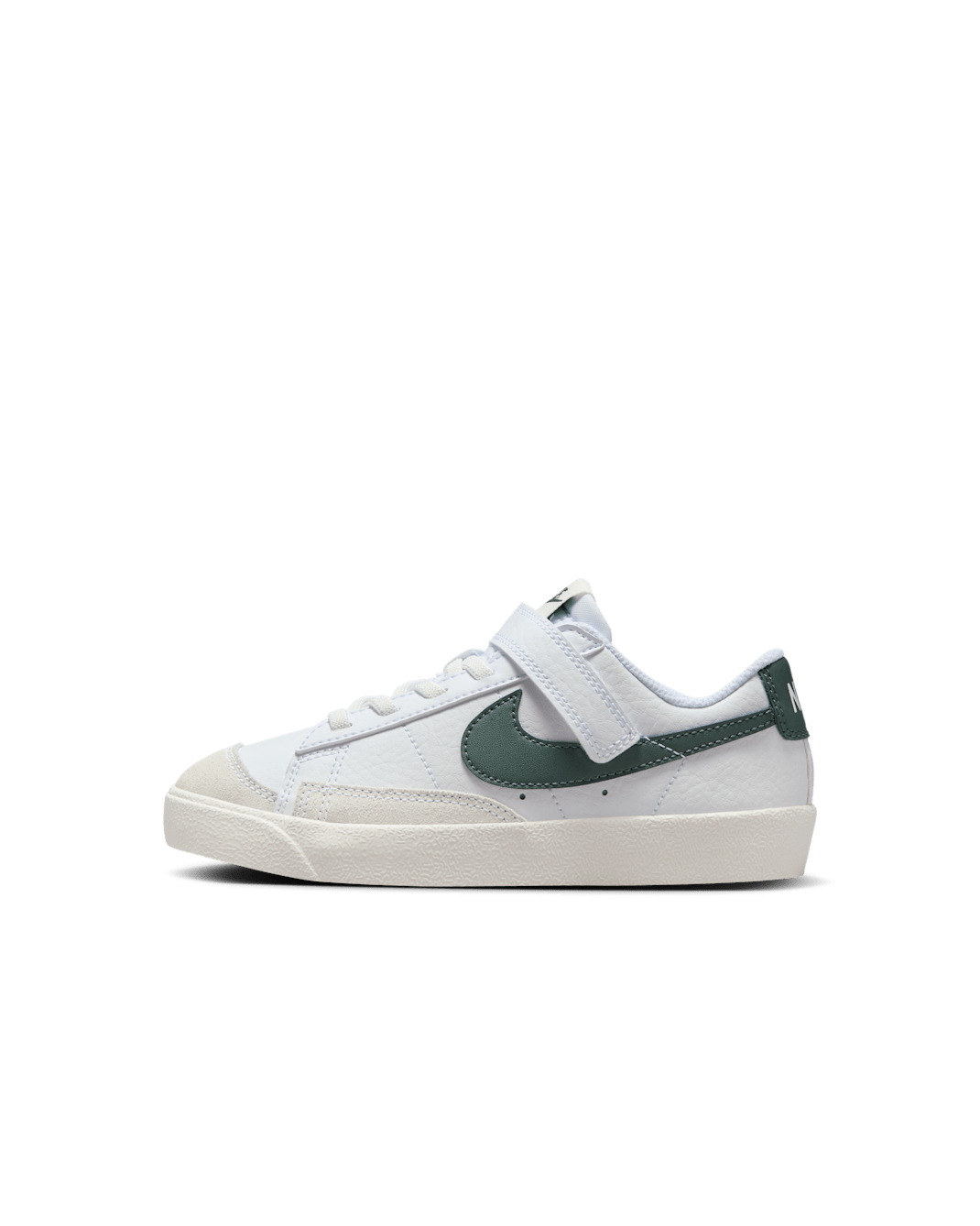 Nike Blazer Low '77 Younger Kids' Shoes - White/Sail/Vintage Green