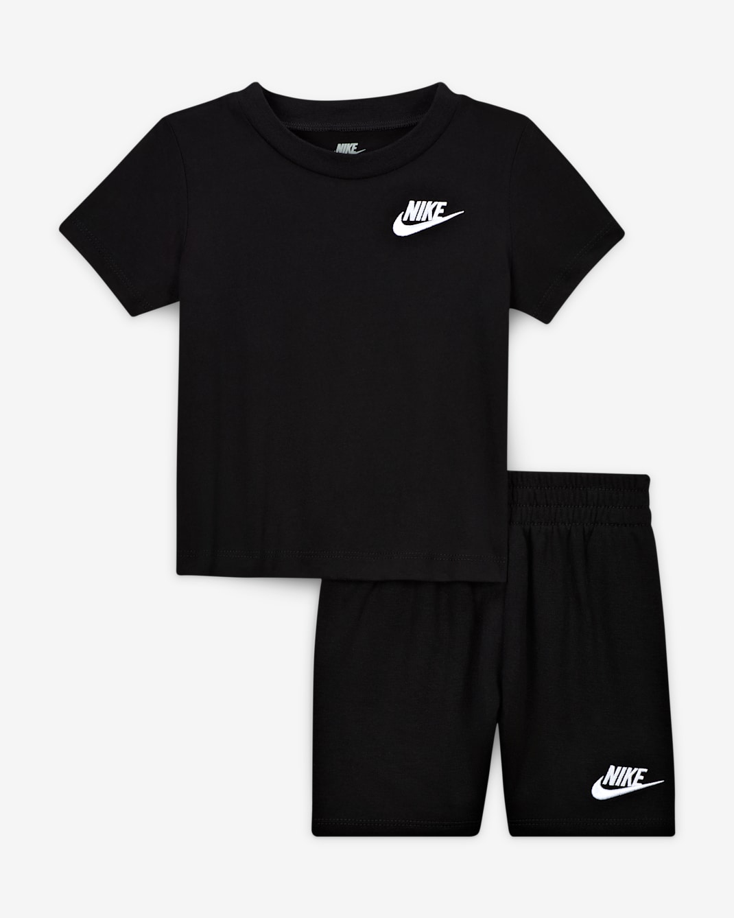 Nike Baby (12-24M) 2-Piece Knit Shorts Set - Black