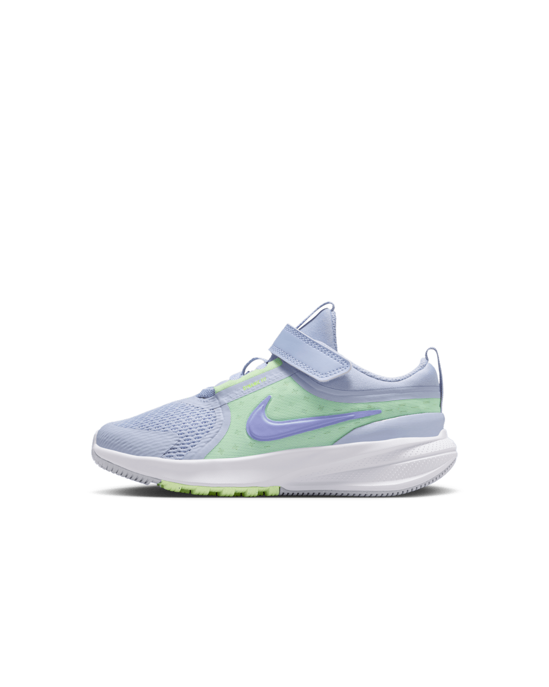 Nike Star Runner 5 Little Kids' Running Shoes - Ghost/Barely Volt/Football Grey/Light Thistle