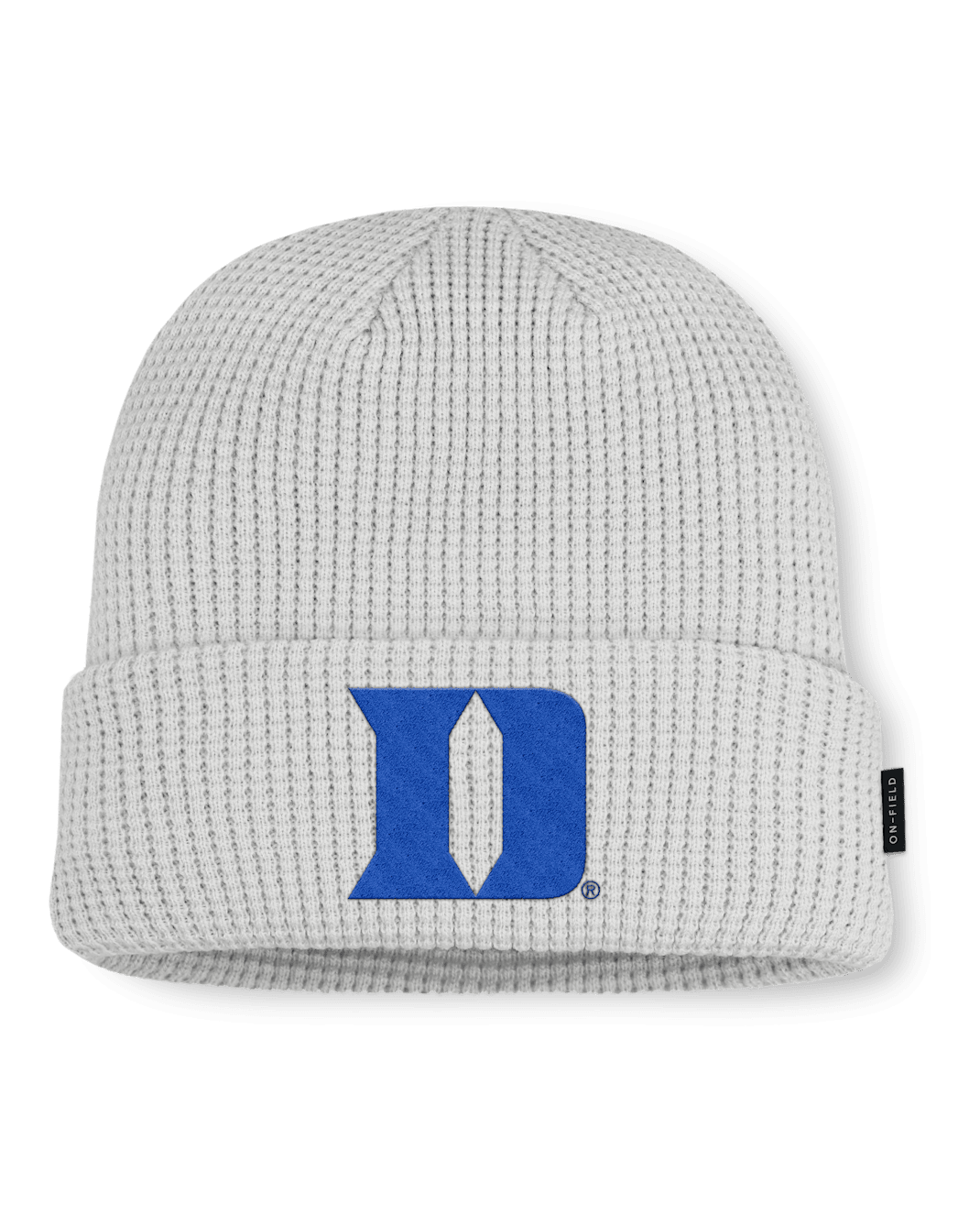 Duke Utility Off-Field Men's Nike College Cuffed Beanie - Grey