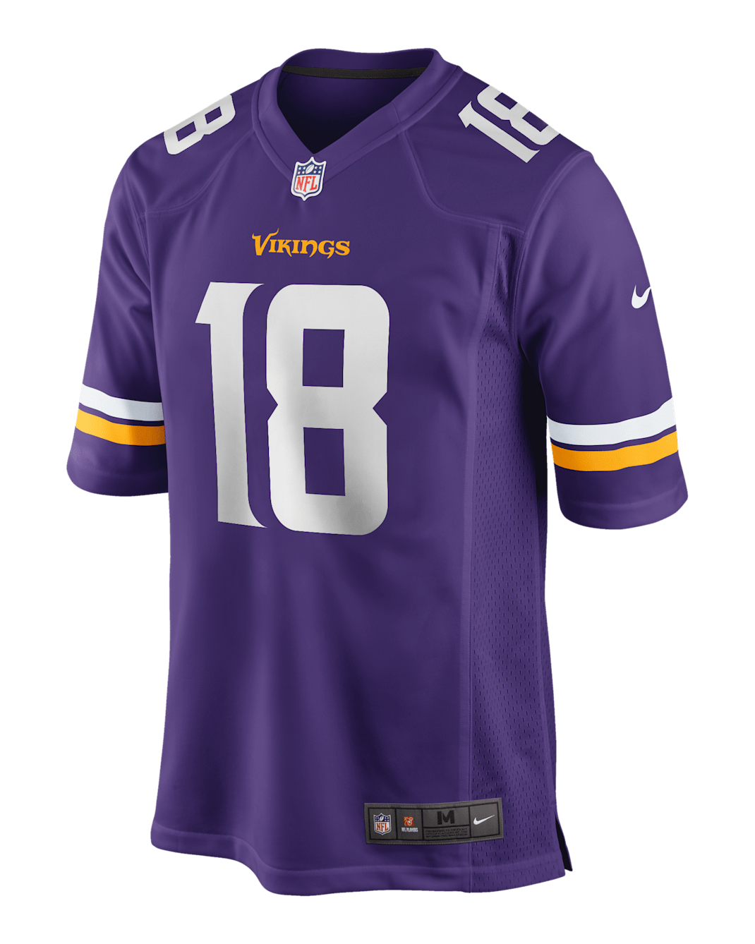 NFL Minnesota Vikings (Justin Jefferson) Men's Game Jersey - Court Purple