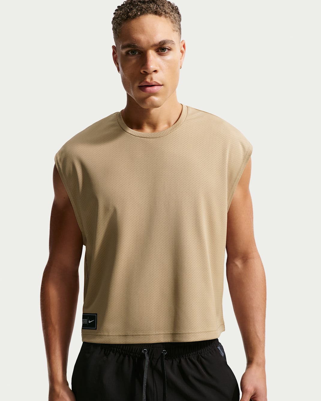 Nike Swim Men's Crop top Top - Parachute Beige