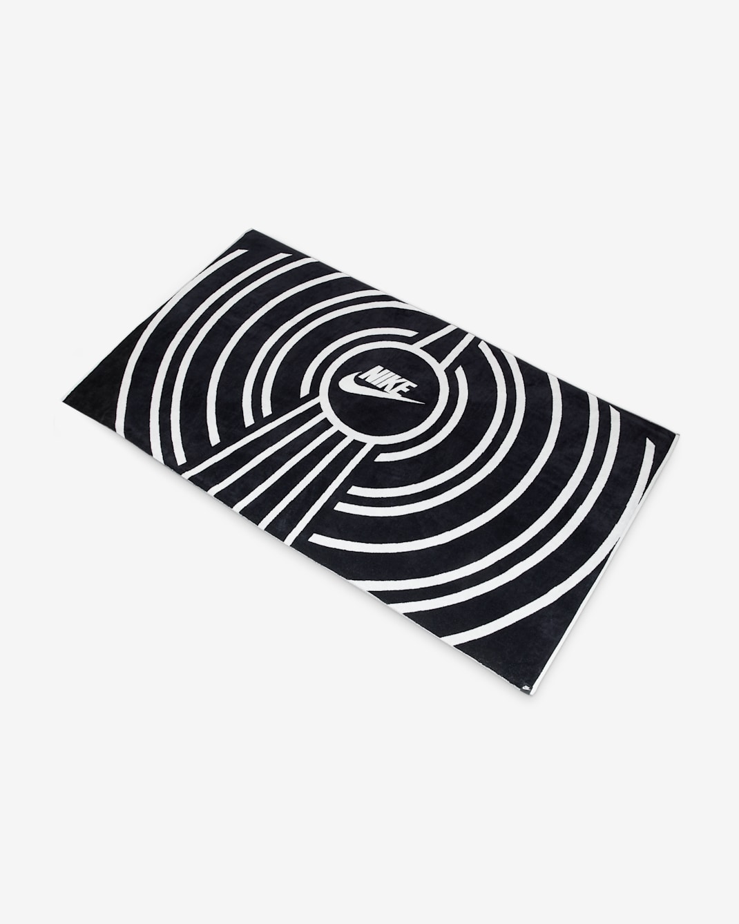 Nike Oversized Beach Towel - Black/White