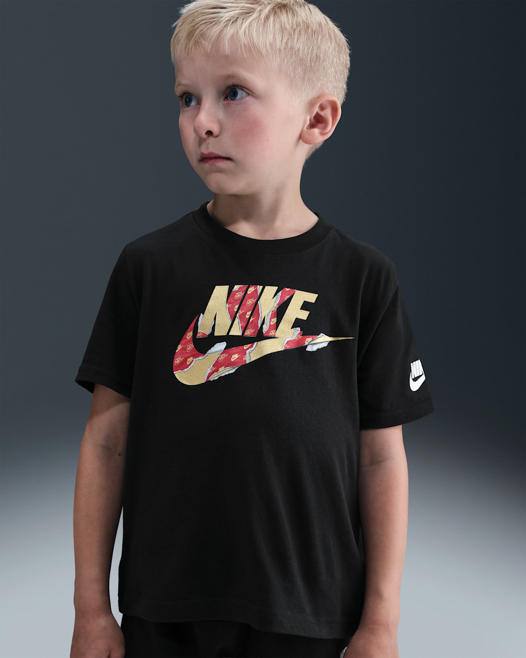 Nike Little Kids' Unwrapped Futura T-Shirt - Black