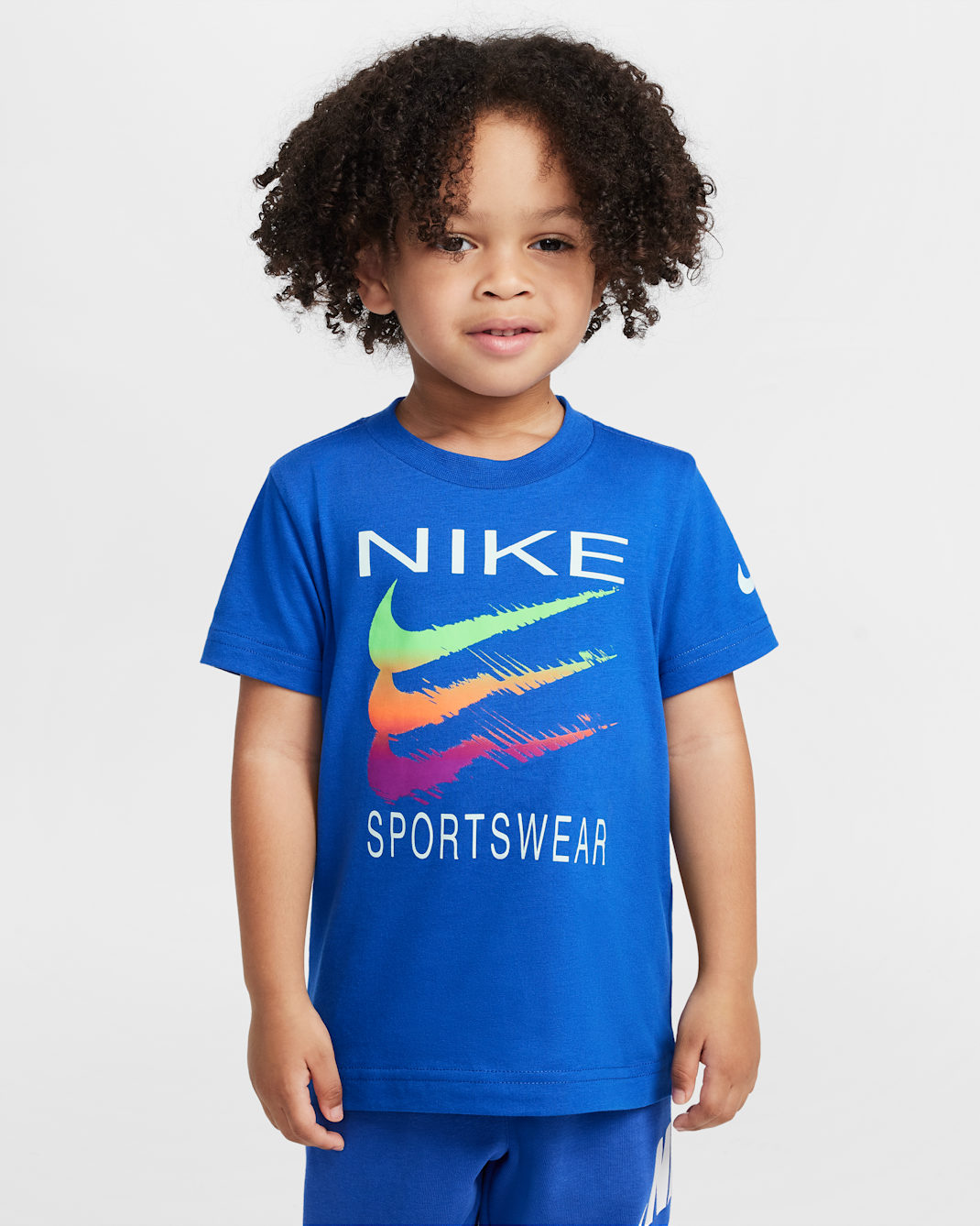 Playera Sportswear Swoosh infantil Nike Sportswear - Royal juego