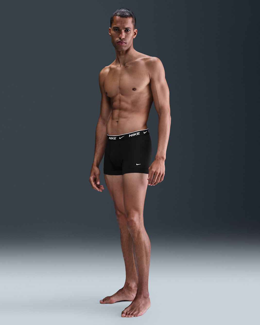Nike Essential Cotton Stretch Men's Dri-FIT Trunks (3-Pack) - Black