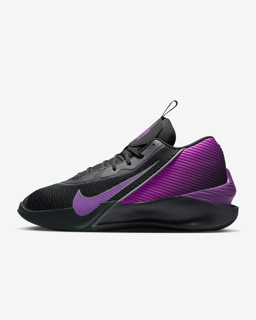 Nike G.T. Jump Academy EP Basketball Shoes - Black/Dark Smoke Grey/Smoke Grey/Vivid Purple