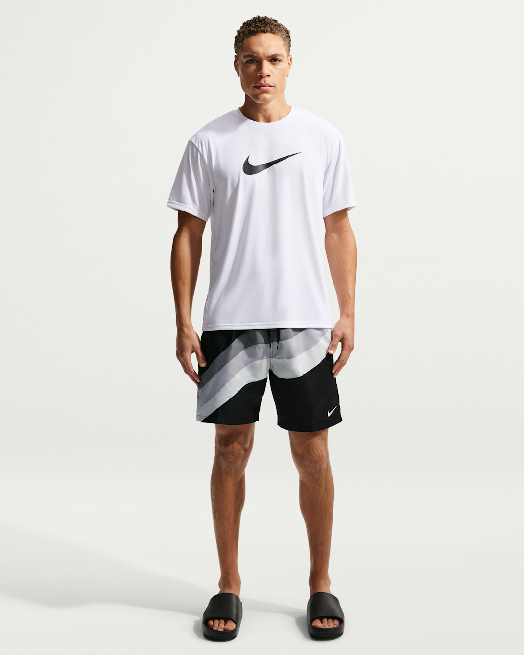 Nike Swim Breaker Men's 7" Fully Lined Volley Short - Black