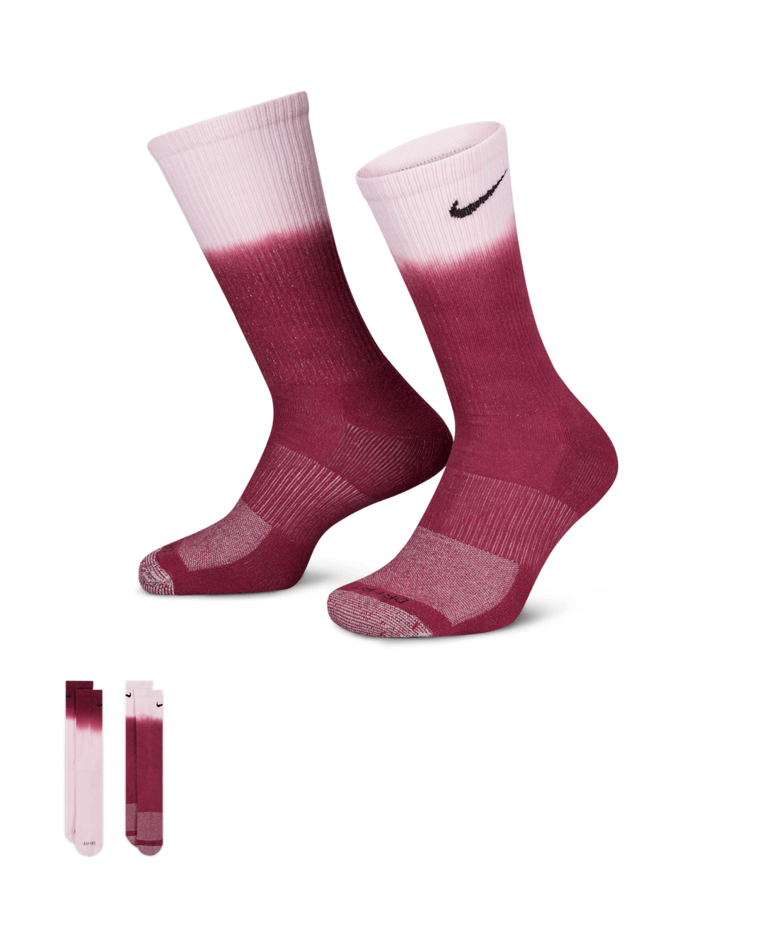Nike Everyday Plus Cushioned Crew Socks (2 Pairs) - Multi-Colour