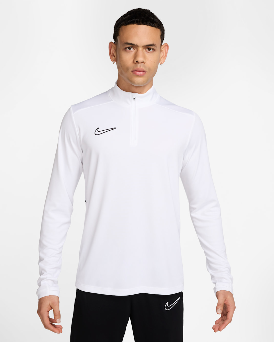 Nike Academy Men's Dri-FIT Soccer Drill Top - White/White/Black