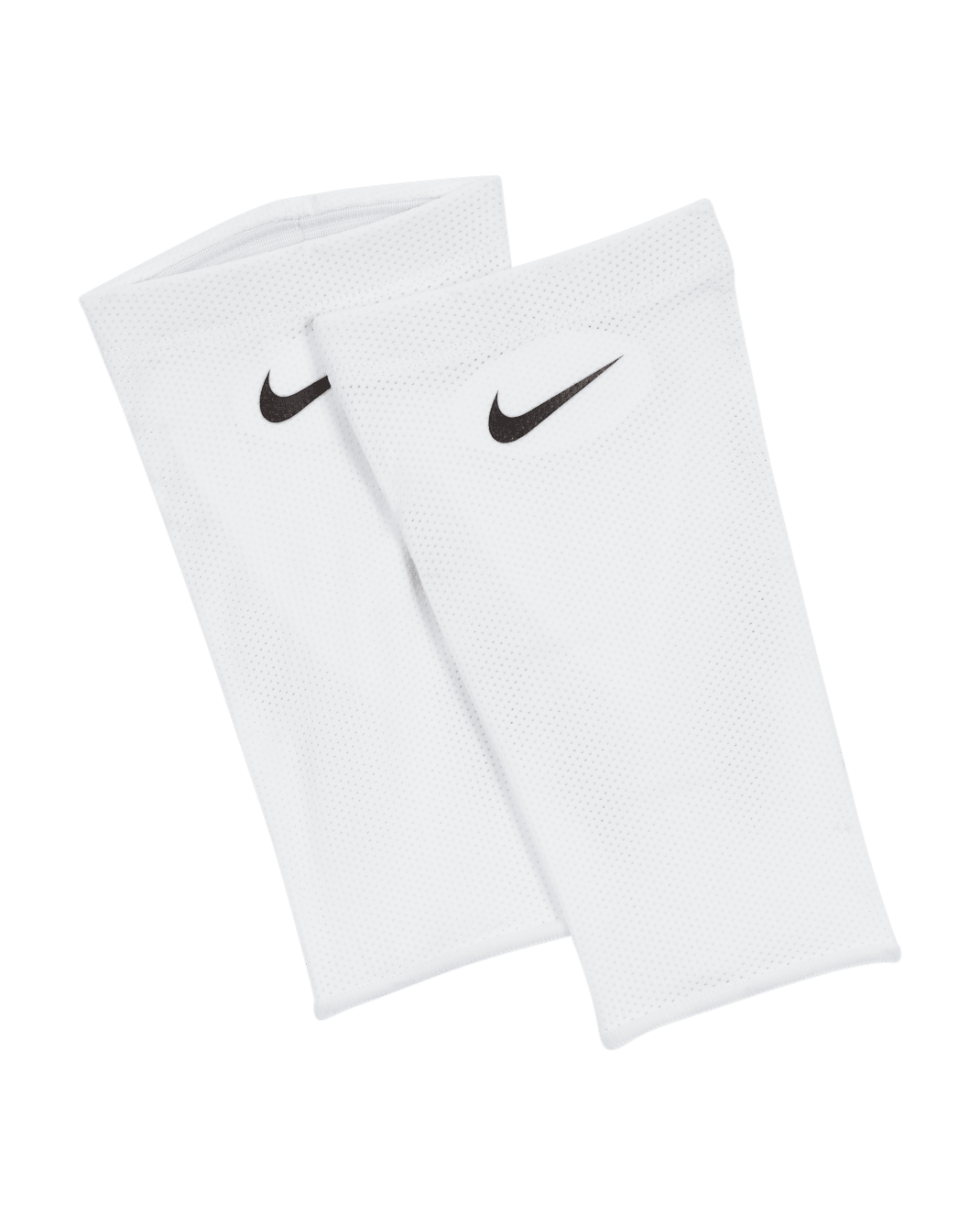 Manchons de football Nike Guard Lock Elite - Blanc/Noir/Noir