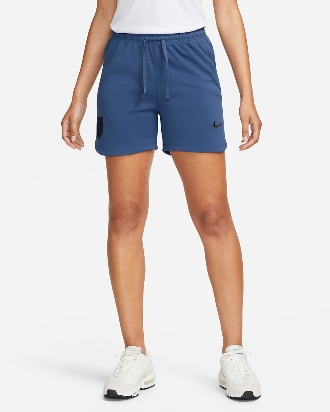 U.S. Women's Nike Dri-FIT Knit Soccer Shorts - Mystic Navy/Black