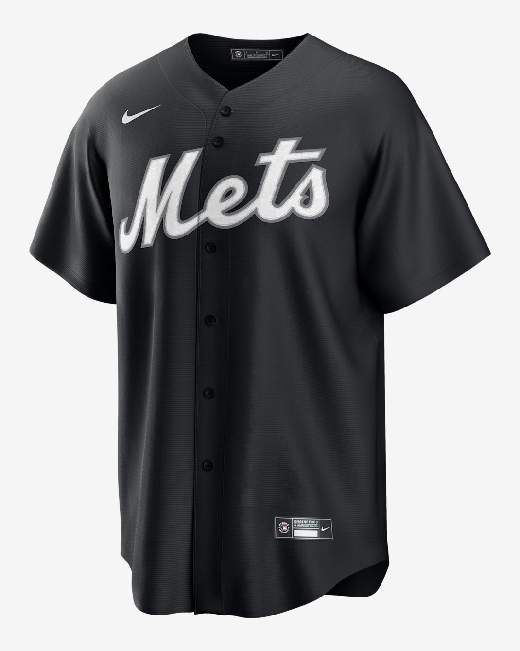 Jersey Nike de la MLB Replica para hombre Pete Alonso New York Mets - Negro