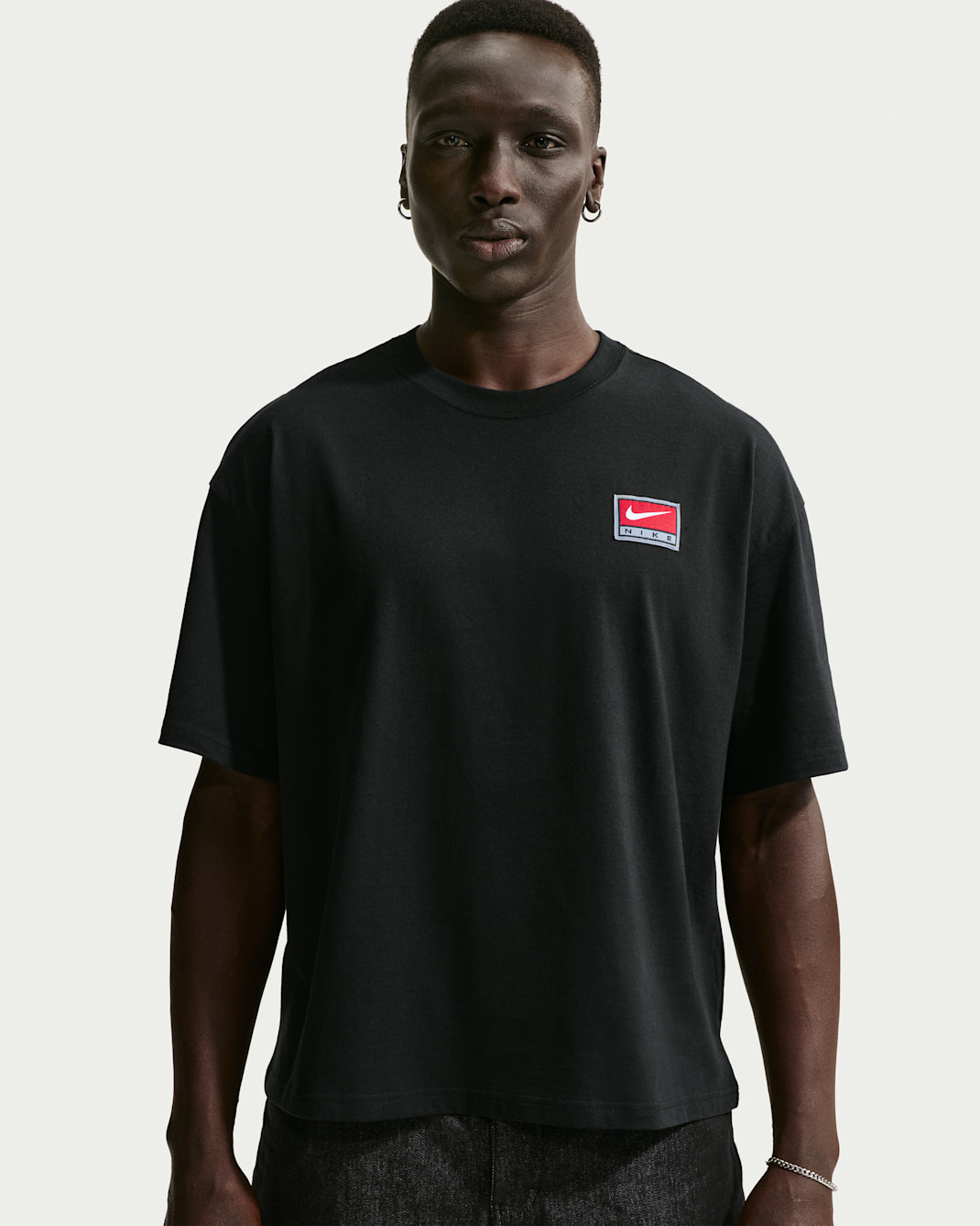 Nike Life Men's Short-Sleeve Boxy Knit Top - Black