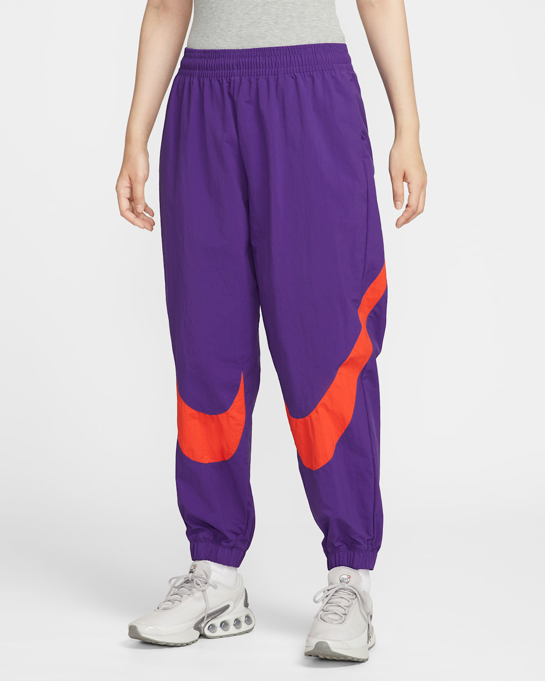 Nike Sportswear Women's Mid-Rise Joggers - Court Purple/Picante Red