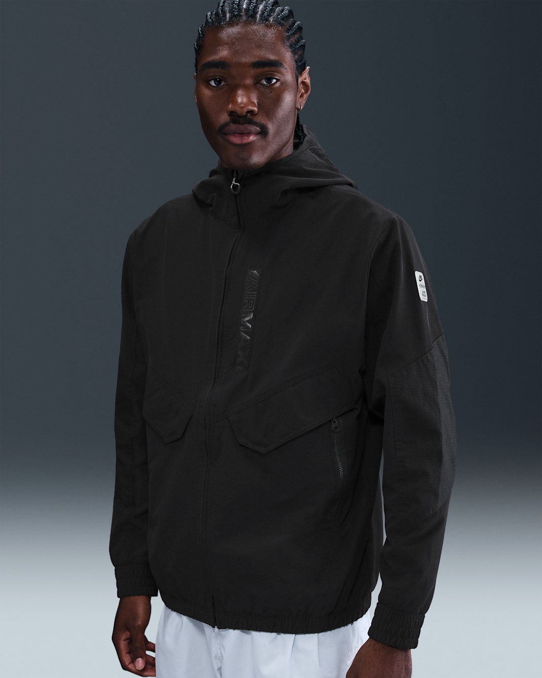 Veste tissée Nike Air Max pour Homme - Noir/Noir/Noir