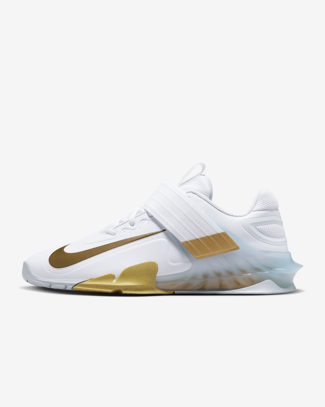 Nike Savaleos Weightlifting Shoes - White/Wolf Grey/Metallic Gold