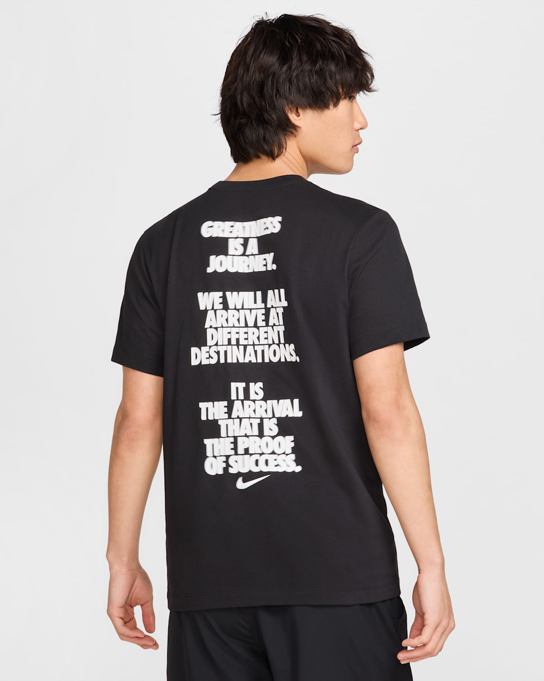 ナイキ メンズ Dri-FIT フィットネス Tシャツ - ブラック