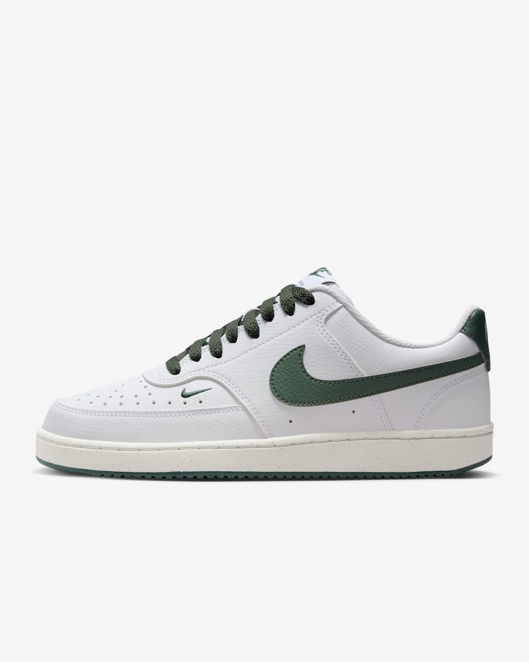 Nike Court Vision Low Next Nature Schuh (Damen) - Weiß/Stadium Green/Sail/Vintage Green