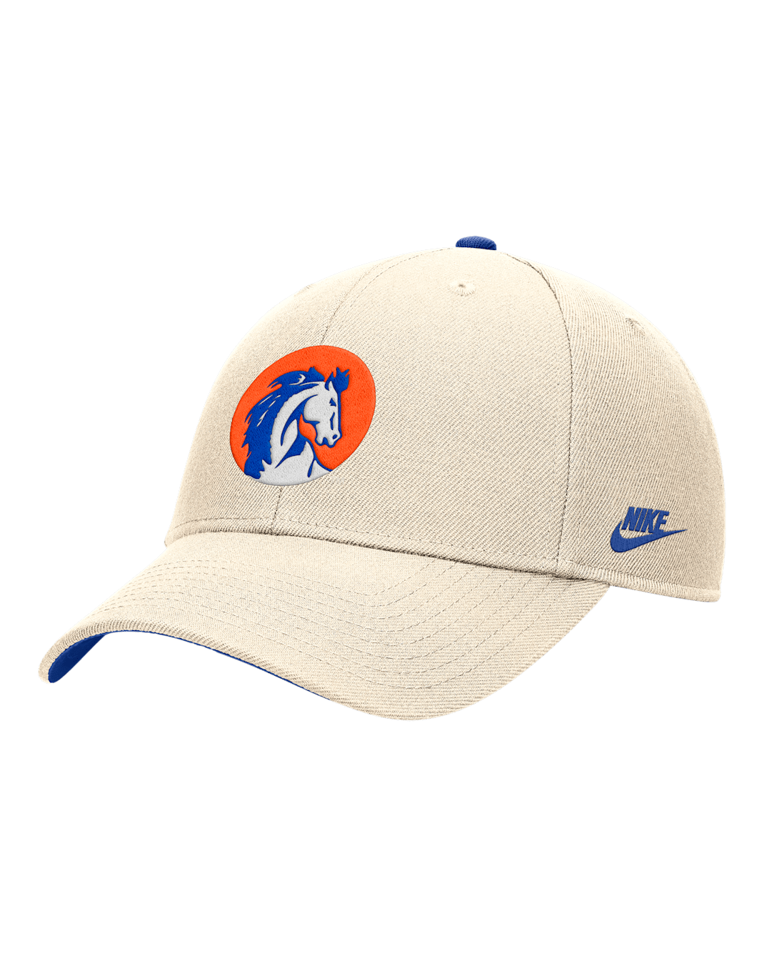 Gorra universitaria Nike ajustable para hombre Boise State Rise - Natural
