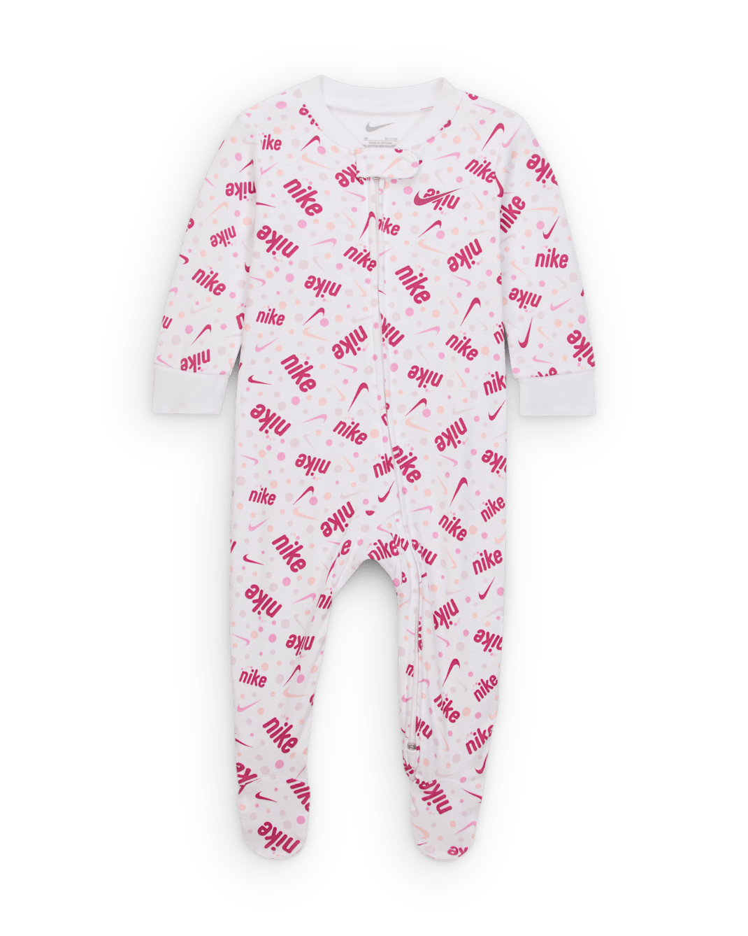 Nike Play For All Baby (0-9M) Printed Footed Coverall - White
