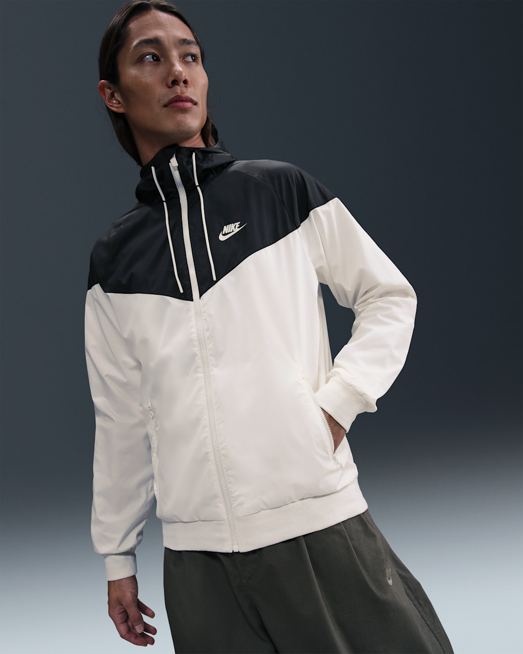 ナイキ スポーツウェア ウィンドランナー メンズジャケット - セイル/ブラック/セイル/セイル