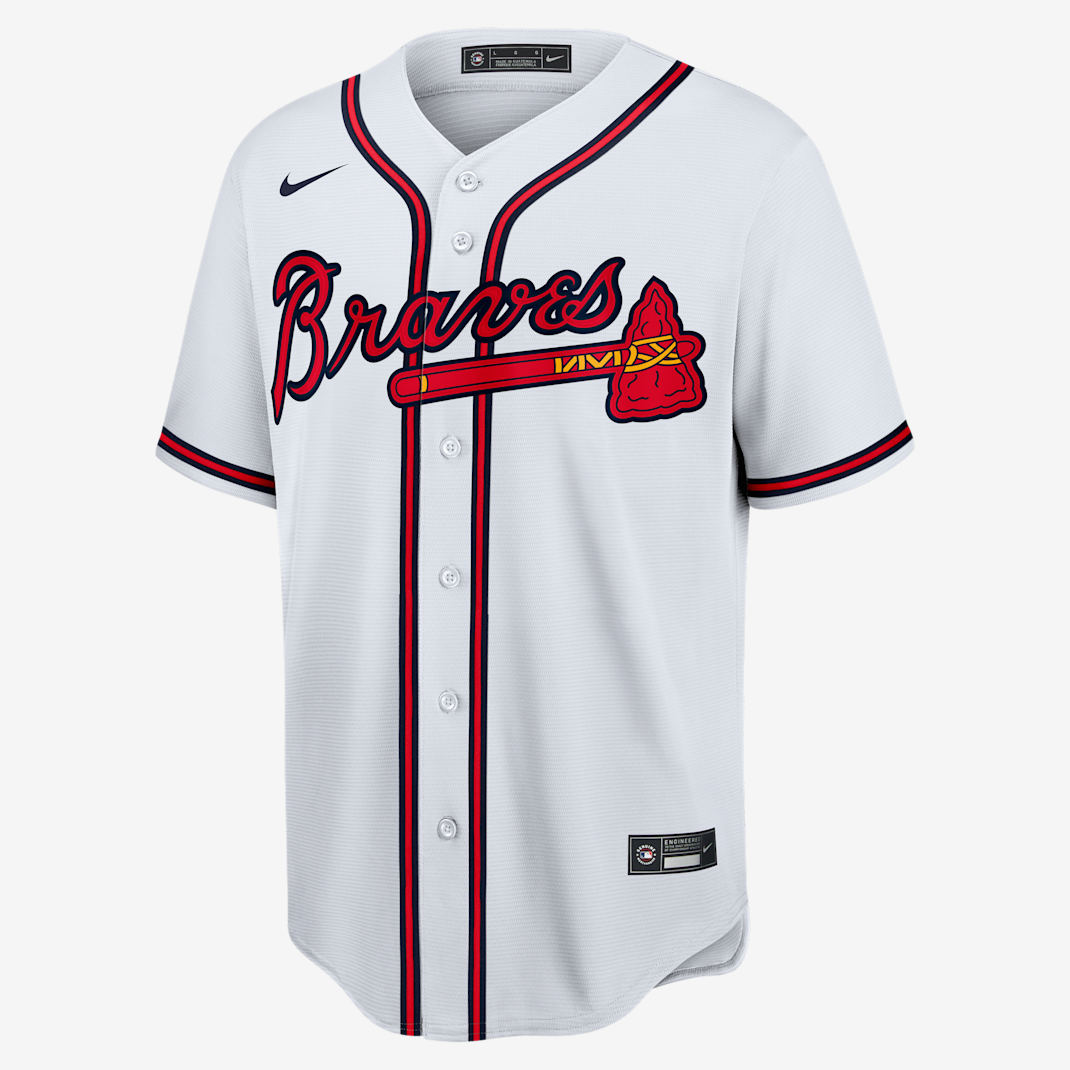 MLB Atlanta Braves (Ronald Acuña Jr.)Jersey de béisbol Replica para hombre - Blanco