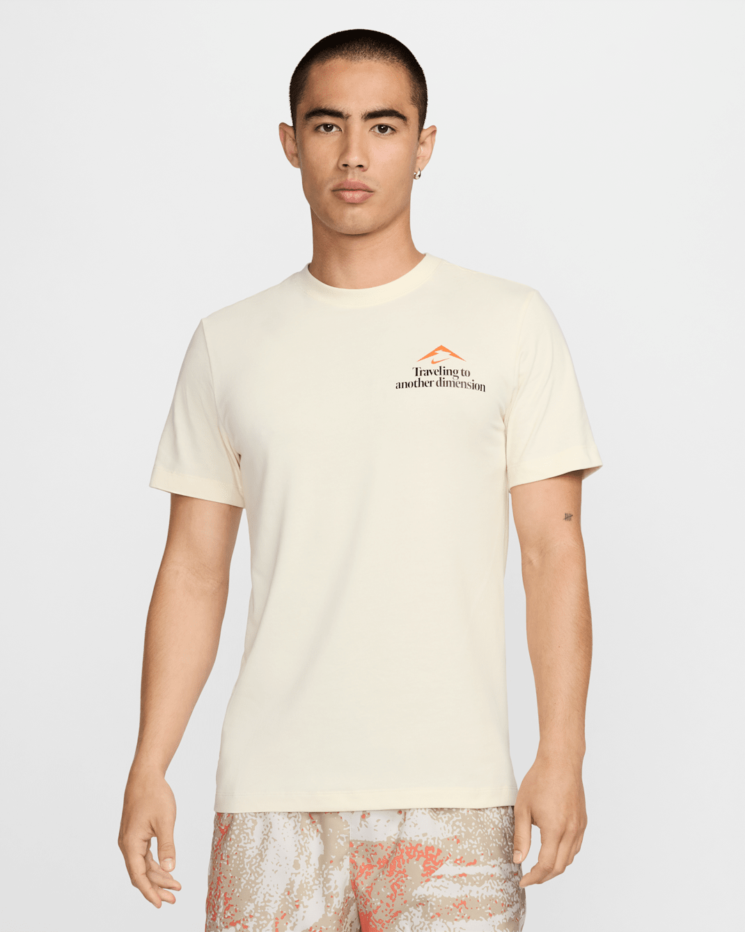 Nike Dri-FIT Men's Running T-Shirt - Coconut Milk