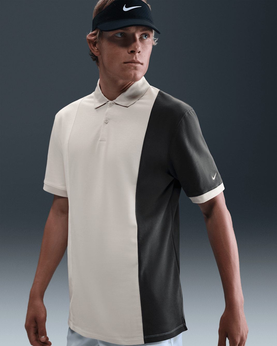 Nike Victory+ Men's Golf Polo - Light Orewood Brown/Pale Ivory/Anthracite/Light Orewood Brown