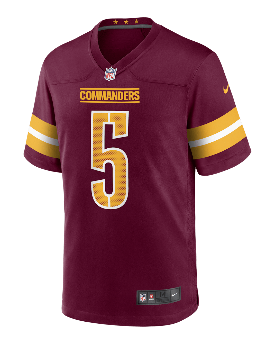 Jayden Daniels Washington Commanders Men's Nike NFL Game Football Jersey - Burgundy