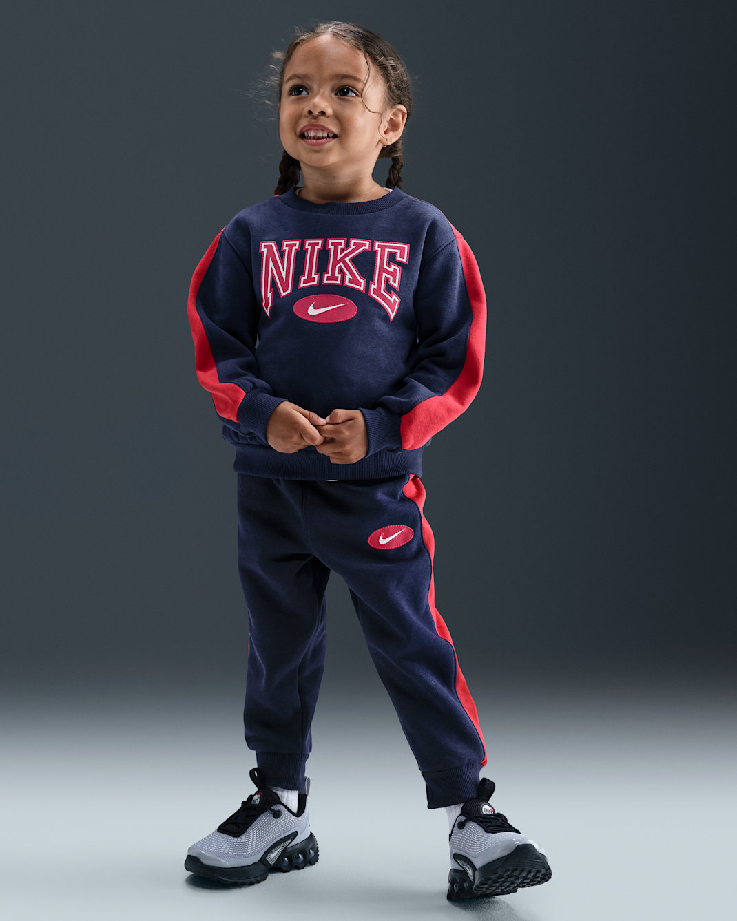 나이키 게임 데이 에센셜 베이비 투피스 팬츠 세트 - 미드나이트 네이비