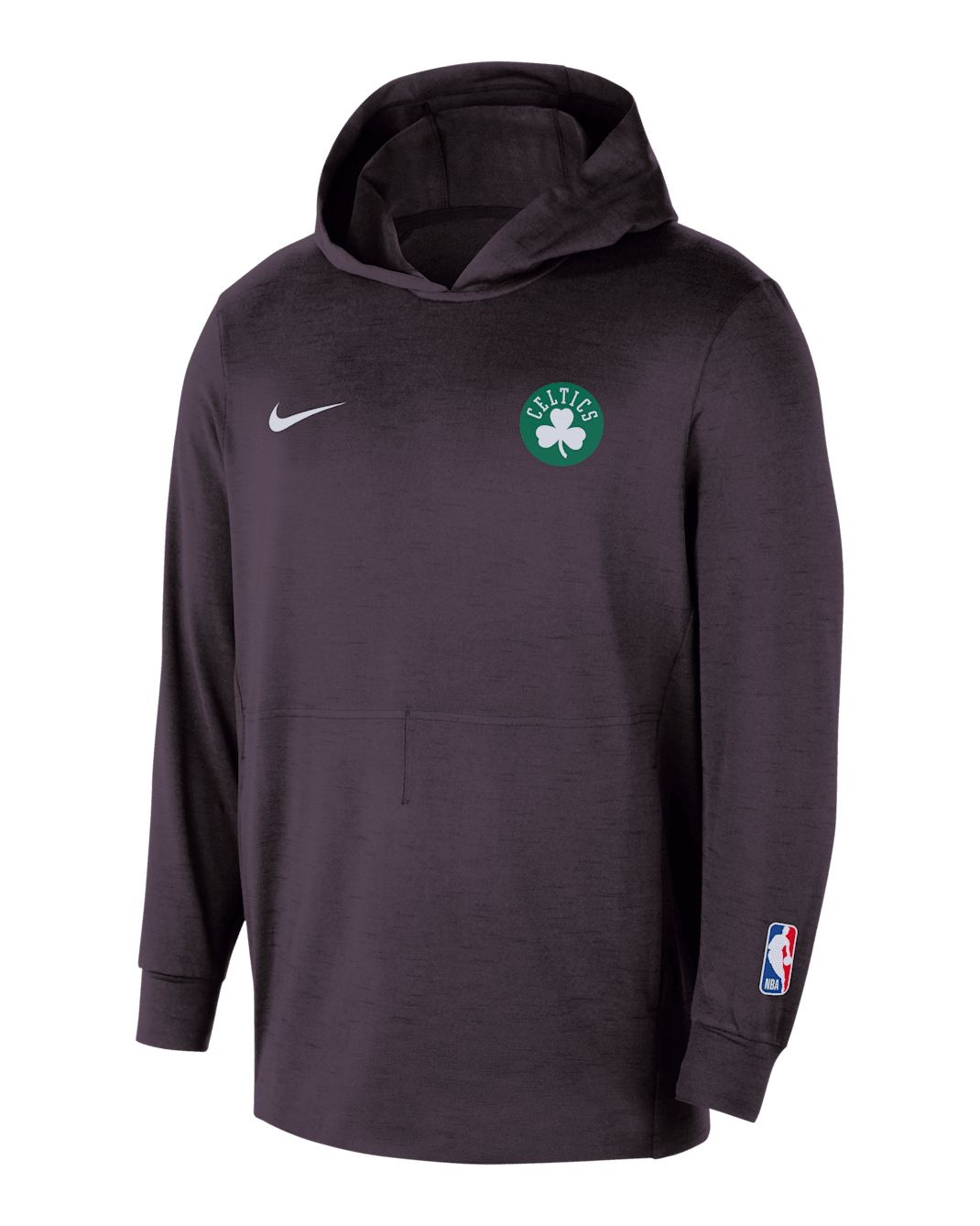 Boston Celtics Restore Men's Nike NBA Lightweight Pullover Hoodie - Black/Off Noir/Heather/White