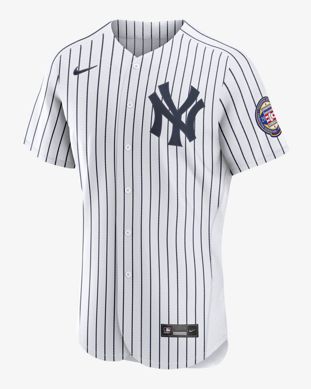 MLB New York Yankees (Derek Jeter) Men's Authentic Baseball Jersey - White/Navy