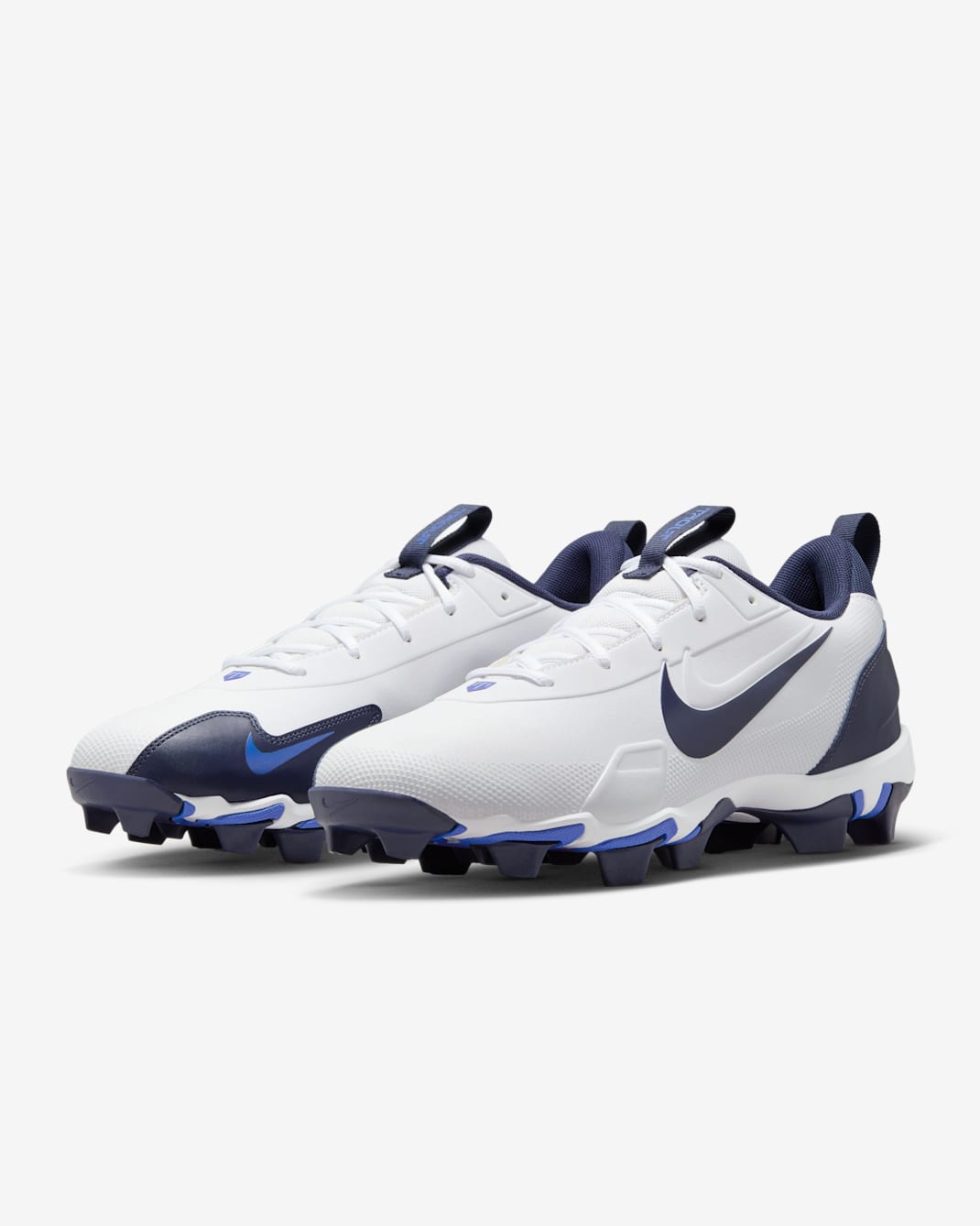 Spikes Nike {1.5Y - 33 } Force Trout 9 Keystone Blanco/ Azul - Goma