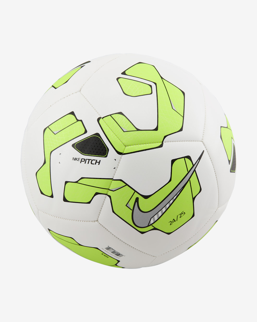 나이키 피치 축구공 - 화이트/볼트/메탈릭 실버