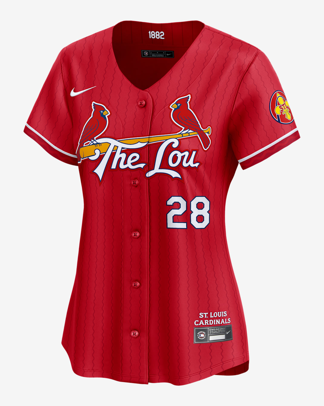 Nolan Arenado St. Louis Cardinals City Connect Women's Nike Dri-FIT ADV MLB Limited Jersey - Red