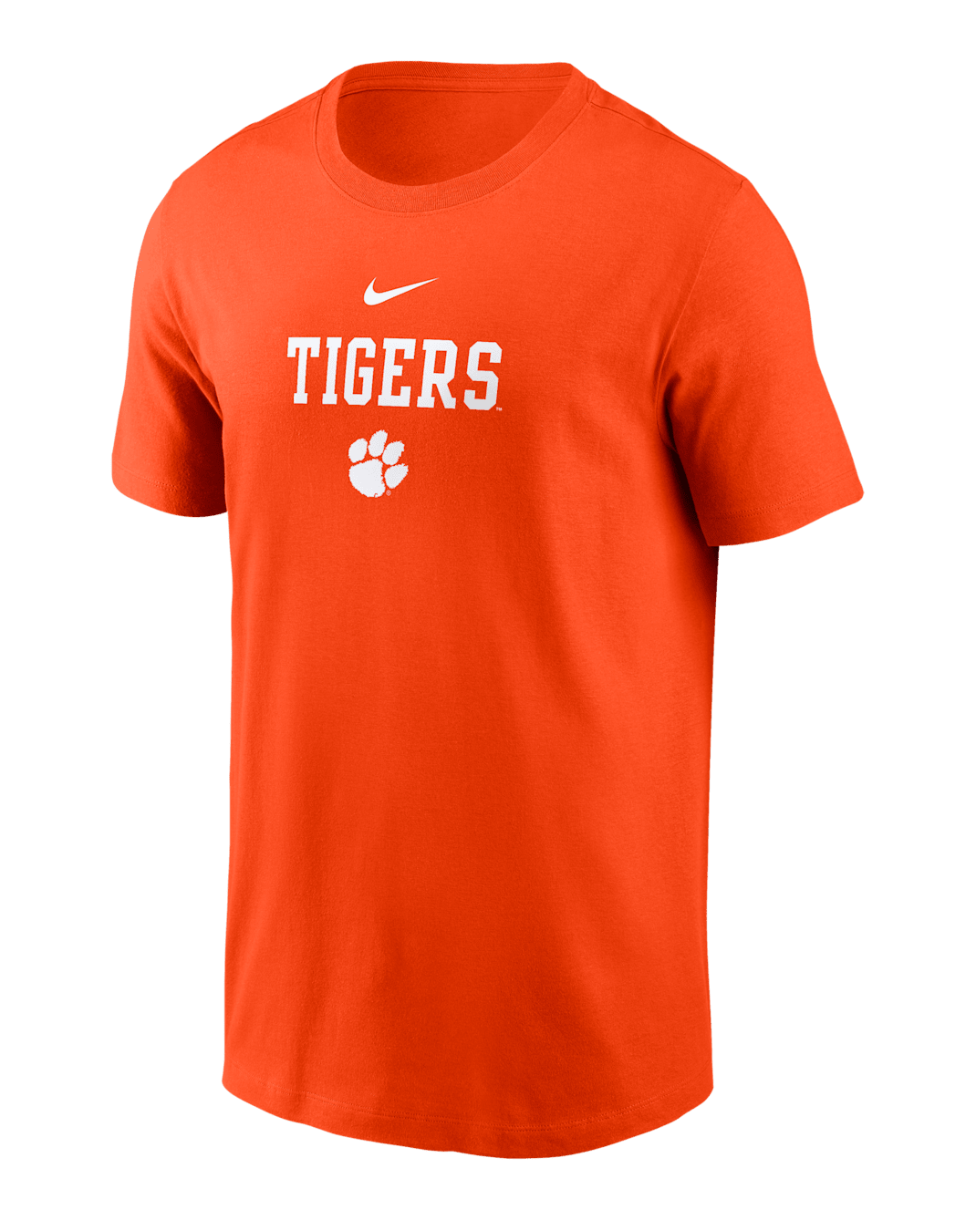 Clemson 2-Hit Stacked Men's Nike College T-Shirt - Orange