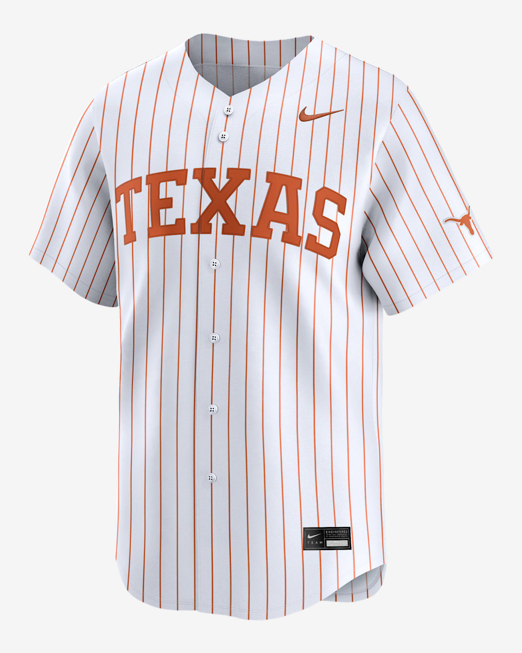 Texas Longhorns Men's Nike College Limited Baseball Jersey - White