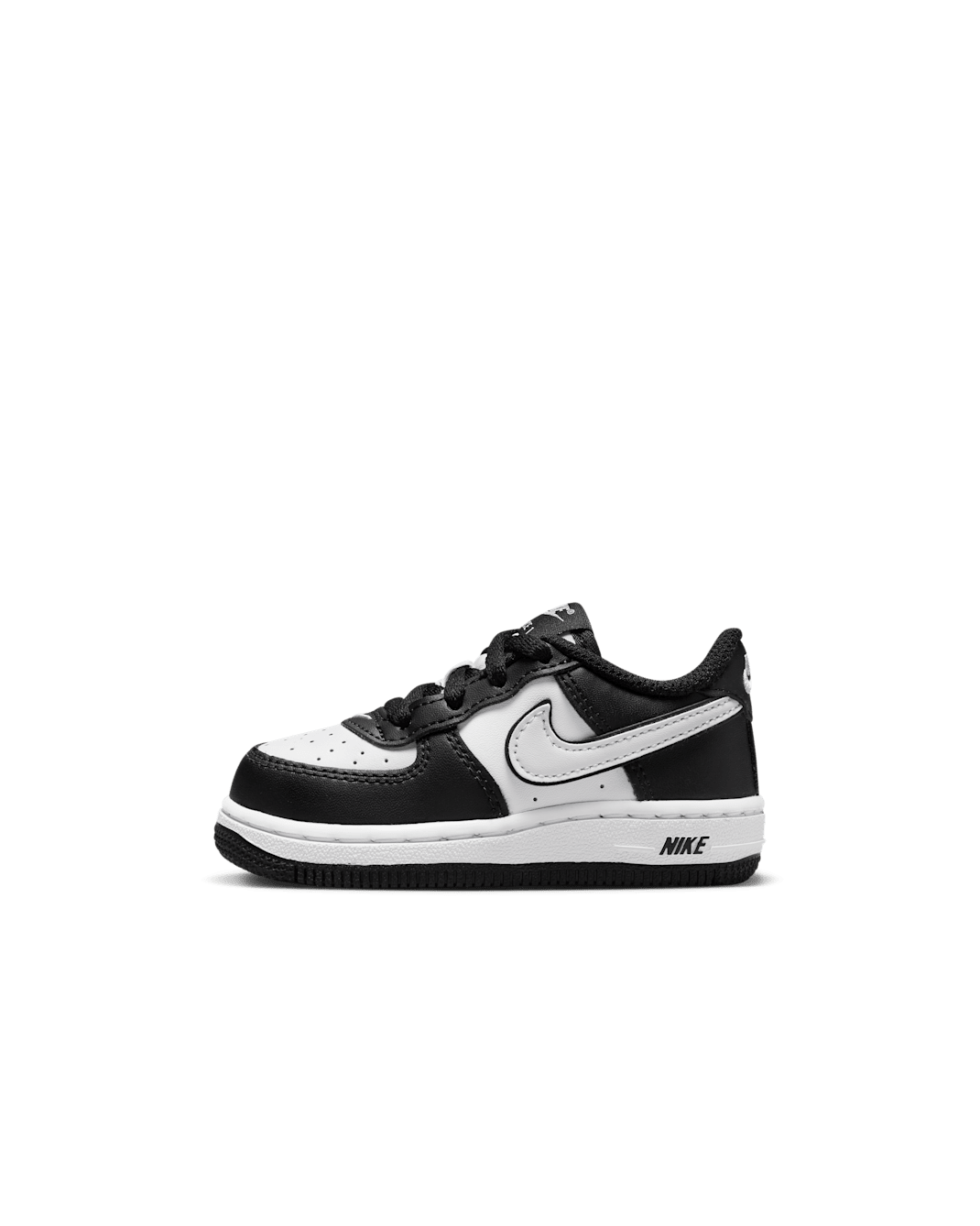 Nike Force 1 LV8 2 嬰幼兒鞋款 - 黑色/黑色/白色