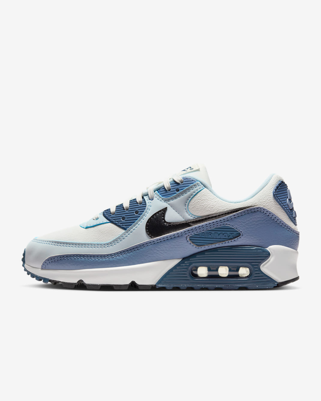 Nike Air Max 90 Women's Shoes - Summit White/Ashen Slate/Blue Tint/Black