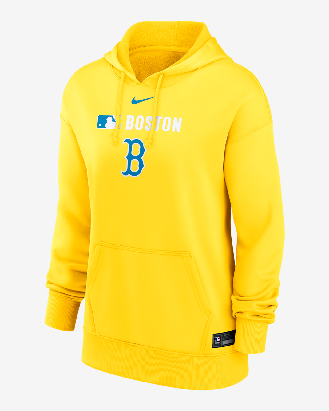 Boston Red Sox Authentic Collection City Connect Women's Nike Therma MLB Pullover Hoodie - Navy